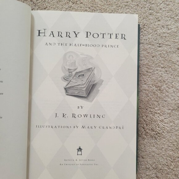 Harry Potter & The Half-Blood Prince Hardcover First Edition July 2005 JK Rowlin - Picture 3 of 10